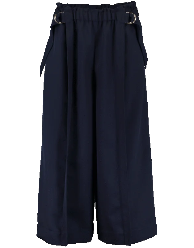 Wide Leg Cropped Pant