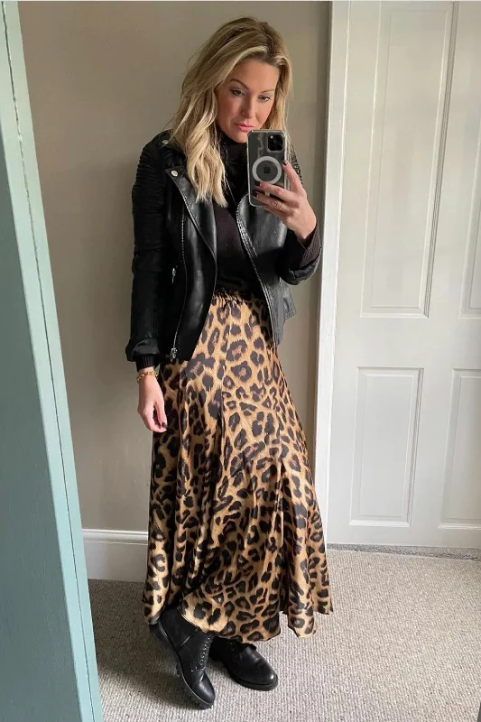 Liv Leopard Maxi Skirt | Classic Leo